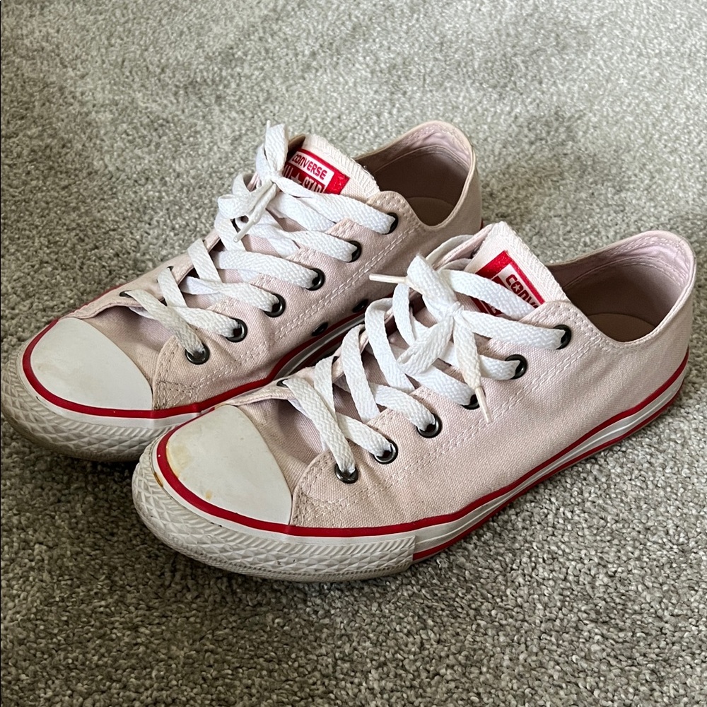 Converse kids Light Pink Canvas Sneakers
